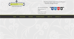 Desktop Screenshot of newburyparkupholstery.com