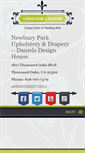 Mobile Screenshot of newburyparkupholstery.com