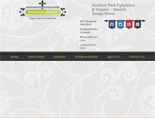 Tablet Screenshot of newburyparkupholstery.com